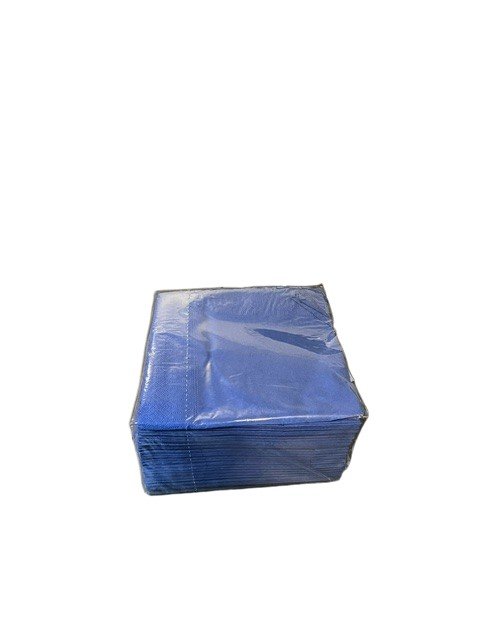 Servetten (33X33) BLAUW - 2Laags - 20x 100stuks - Afbeelding 2